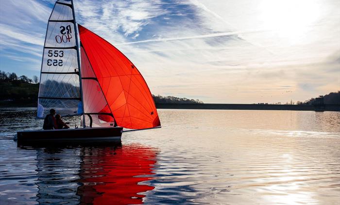Sail Boat at Llandgefedd Lake